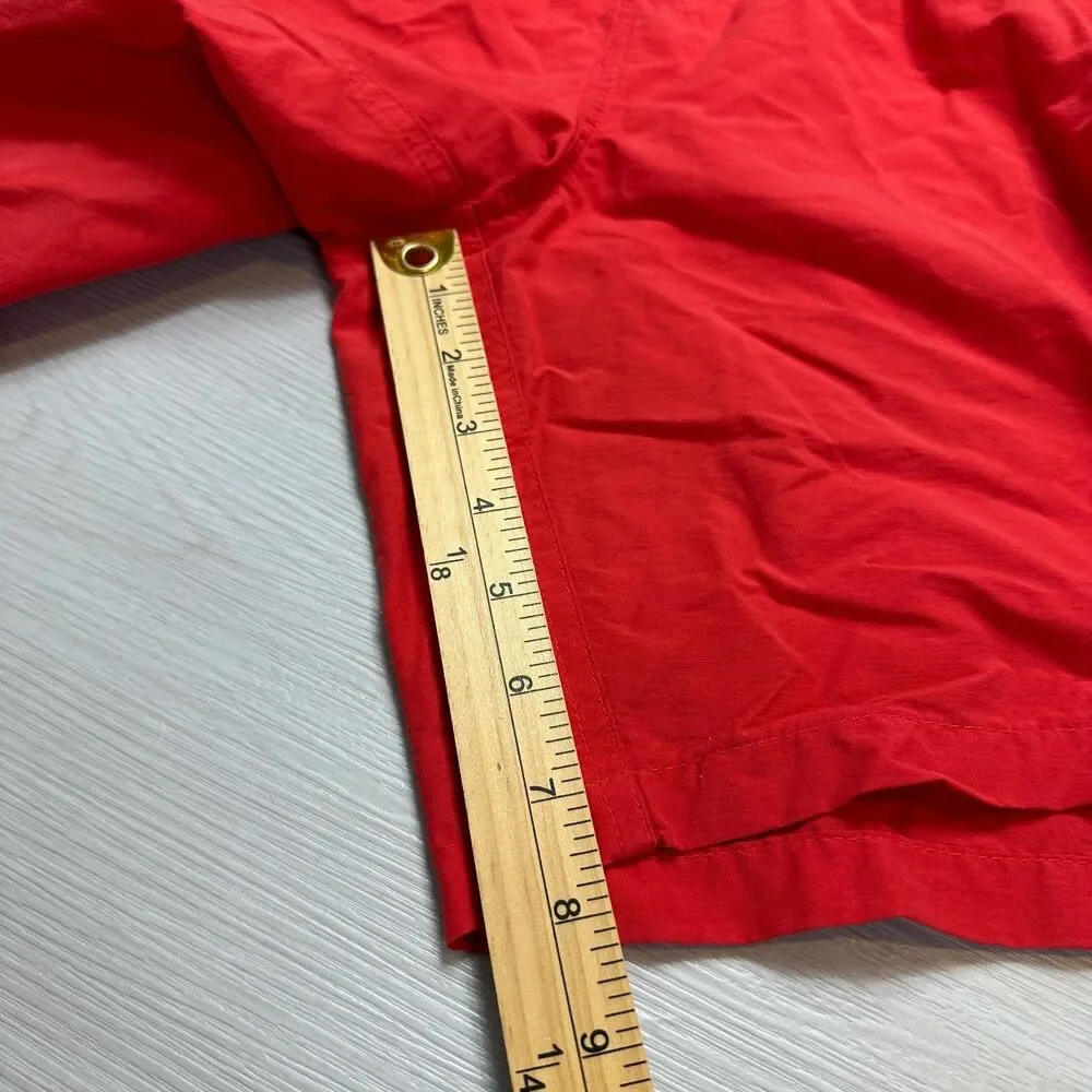 Daniel Cremieux Men XL Swim Trunks Red Black Cargo Board Shorts Mesh Lined Pouch